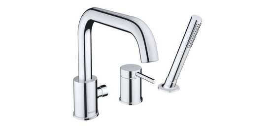 Duravit vannas maisītājs Circle, 3 daļīgs, uz virsmas, hroms